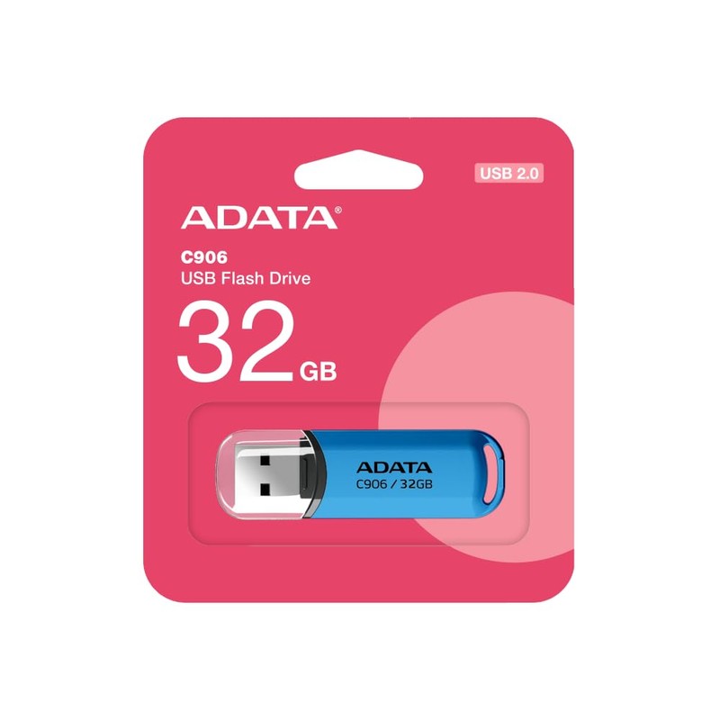 ADATA C906 32GB USB 2.0 Flash Drive | Diseño Elegante