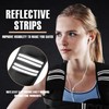 NATURELUX Weighted Vest with Reflective Stripe and Adjustable Buckle Straps,
