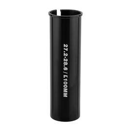 Albedel Set of 8 Sizes 100mm Length Bike Seat Post Adapter Shim Adapter Bicycle Seat Tube Conversion Sleeve 27.2mm to 28.6/30/30.4/30.8/30.9/31.6/31.8/33.9mm Aluminum Alloy for Road Mountain Bike MTB