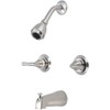 Olympia P-1230 Elite Two Handle Tub/Shower Set in PVD Brushed