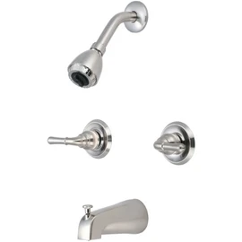 Olympia P-1230 Elite Two Handle Tub/Shower Set in PVD Brushed Nickel