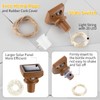 Tuanse 18 Pcs Solar Bottle Lights, 20 LEDs Waterproof Copper