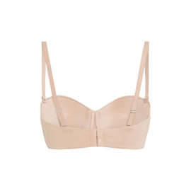 Hunkemöller Padded Strapless Push-Up Bra with Underwire Smooth, Rugby Tan, 80B