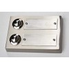 UNITEC Surface-Mounted Stainless Steel Double Bell Push Button