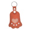 DIYEAH Leather Keychain Pendant Pet Keepsake Cat Dog Keychain Cat