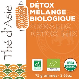 Khla - Bio Detox Tee 75g - Loser Tee auf Basis - Detox Tea mit Moringa, Kurkuma & Ingwer - Entschlackungstee - Stoffwechsel Tee - Kräutertee im Metalldose - Herkunft Sri Lanka