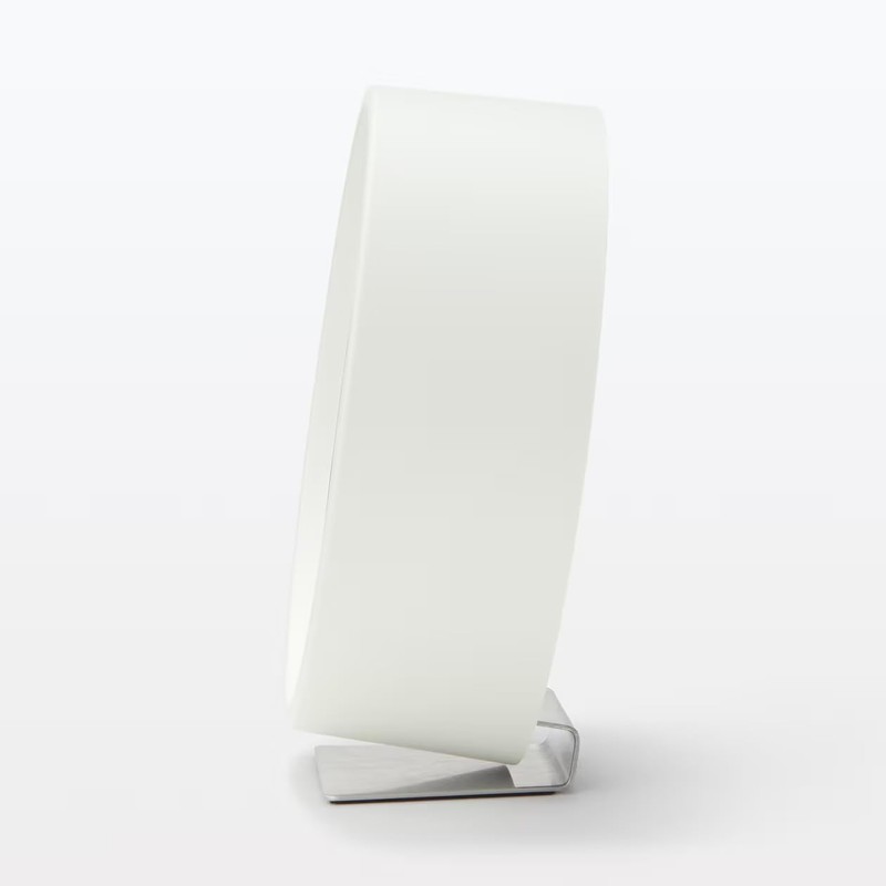 MUJI MJ-ACSW2 44275702 Analog Watch, Small (with Stand), White, 4.9