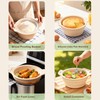 42oz Silicone Microwave Steamer For Cooking, Collapsible Food Steamer For