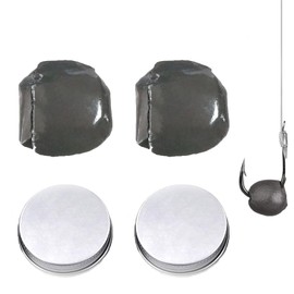 Heavyweight Tungsten Rig Putty, 30g Malleable Tungsten Sinkers Putty for Carp Fishing, Easy to Mold & Reusable Non-Slip Putty for Balancing and Pinning Down Fishing Rigs