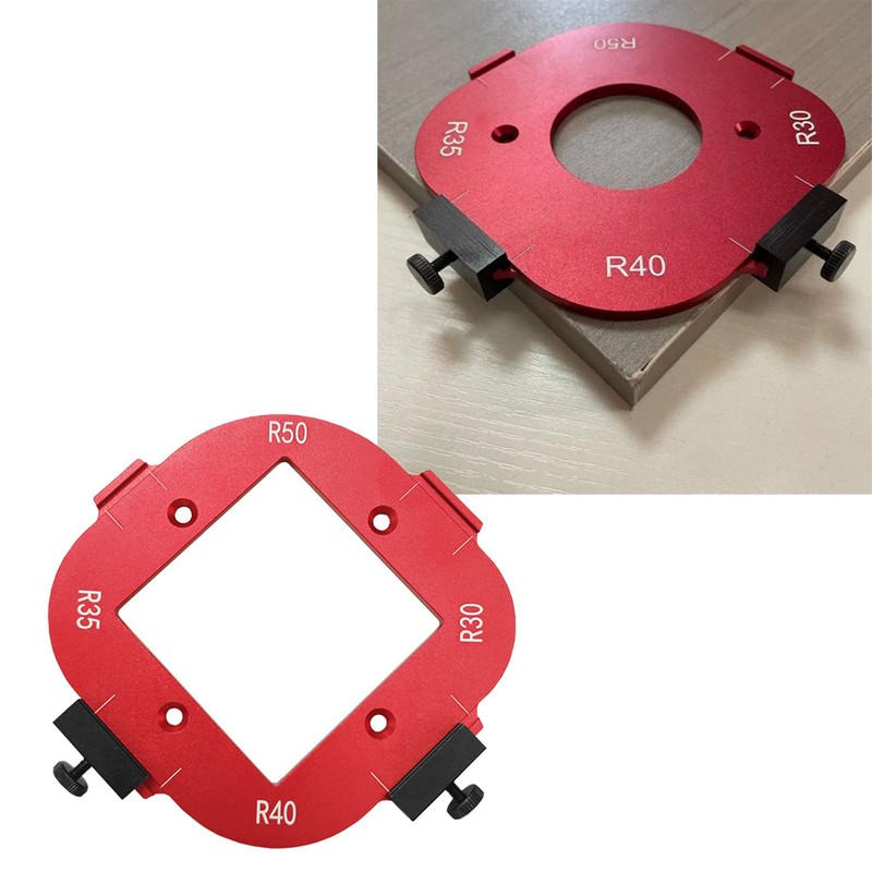 Corner Radius Template 4 in 1 Round for Positioning Bit