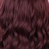 Women Wig Wine Red Button Hair Net Portable Compact Practical