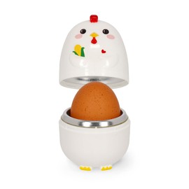 Legami - Cuociuovo per Microonde Gallina Egg-cellent!, per cuocere le Uova in pochi Minuti, utilizzabile in Microonde, Non Lavabile in Lavastoviglie, 7 x 10.2 cm