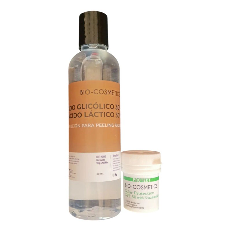 Solución De Glicolico 30%+ Láctico 30% Exfoliante Facial