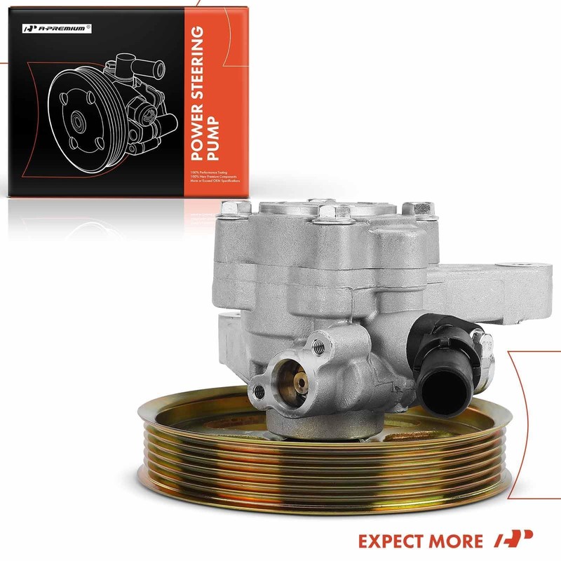 A-Premium Power Steering Pump, with Pulley, Compatible with Honda Accord