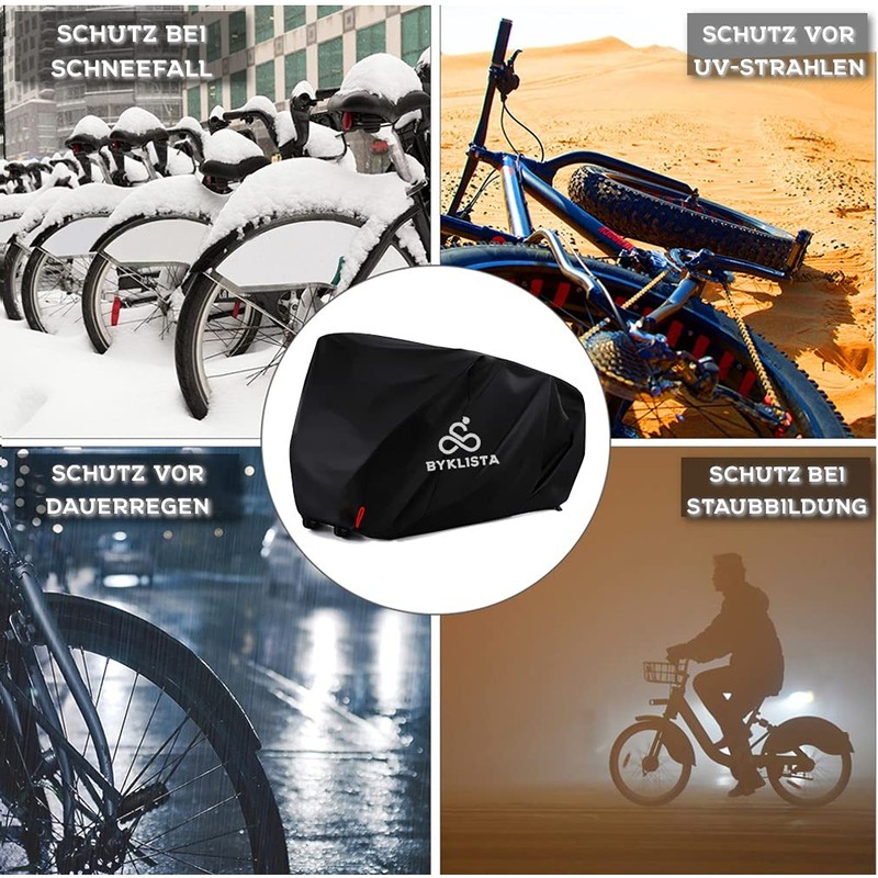 BYKLISTA Bicycle Cover for 2 Bicycles - Bicycle Garage Weatherproof