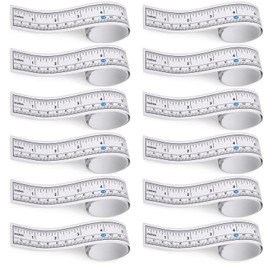 Sandhill Tools Self Adhesive Measuring Ruler Tape 36 inches/90cm, Double Scale Large and Clear Markings in Inches/cm for Sewing, Drafting and Work Bench Ruler (12 Pack)