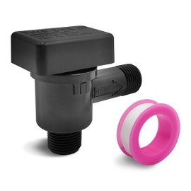 RV Vacuum Breaker Check Valve, Preventing Backflow of Liquids and Gases from Black Tank, Replacement for 571-VAC-CHK-A Black Tank Check Valve for Use in RV or Camper, 125 PSI 1/2" NPT Male