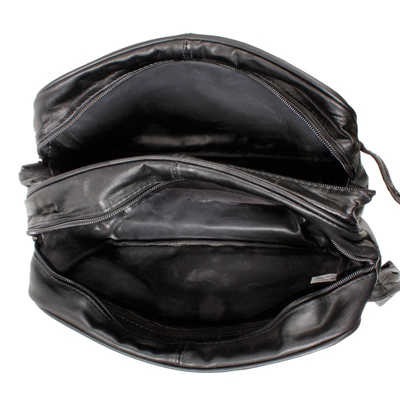 Jumbo - Toilet Bag Extra Large, Genuine Real Leather Mens