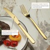 Berglander Gold Wedding Silverware Set 60pcs Service for 20, Titanium