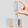 1 PCS Silver Home Security Door Lock with 5 Screws,Childproof