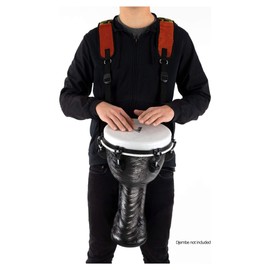 XDrum Djembe Eco Shoulder Strap for Hanging Djembes with 2 Metal Carabiners Adjustable Length from 60 to 76 cm Multi-Coloured