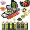 Vegetable Chopper, 14 in 1 Mandoline Slicer Cutter Chopper and