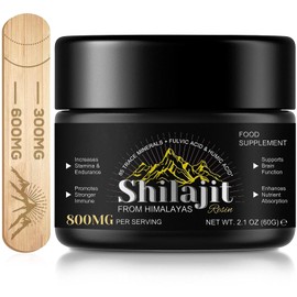Shilajit Pure Himalayan Resin,Pure Shilajit with 85+ Trace Minerals & Fulvic Acid for Energy and Immune of Men and Women 2.1 OZ (4 Months Supply)