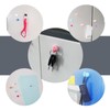 JINGZHAN 50 Pack Black Magnetic Hooks 8Lbs WhiteBoard Magnetic Push