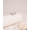Women's Pearl Earrings Grey Freshwater Cultured Pearls Button Shape Grey