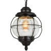 LALUZ Outdoor Pendant Lights, Farmhouse Ceiling Hanging Porch Fixture in