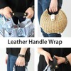 PU Leather Luggage Handle Wraps, Travel Bag Handle Cover, Wallet