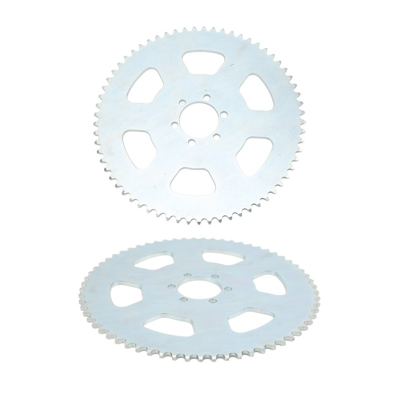 65 Tooth Chain Sprocket Carbon Steel 6 Holes 37mm Bore