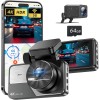 RENGAC 4K Dash Cam Front and Rear Dual Dash Camera