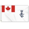 3×5 FT Canada Naval Force Flag, Large 100D Canadian Royal