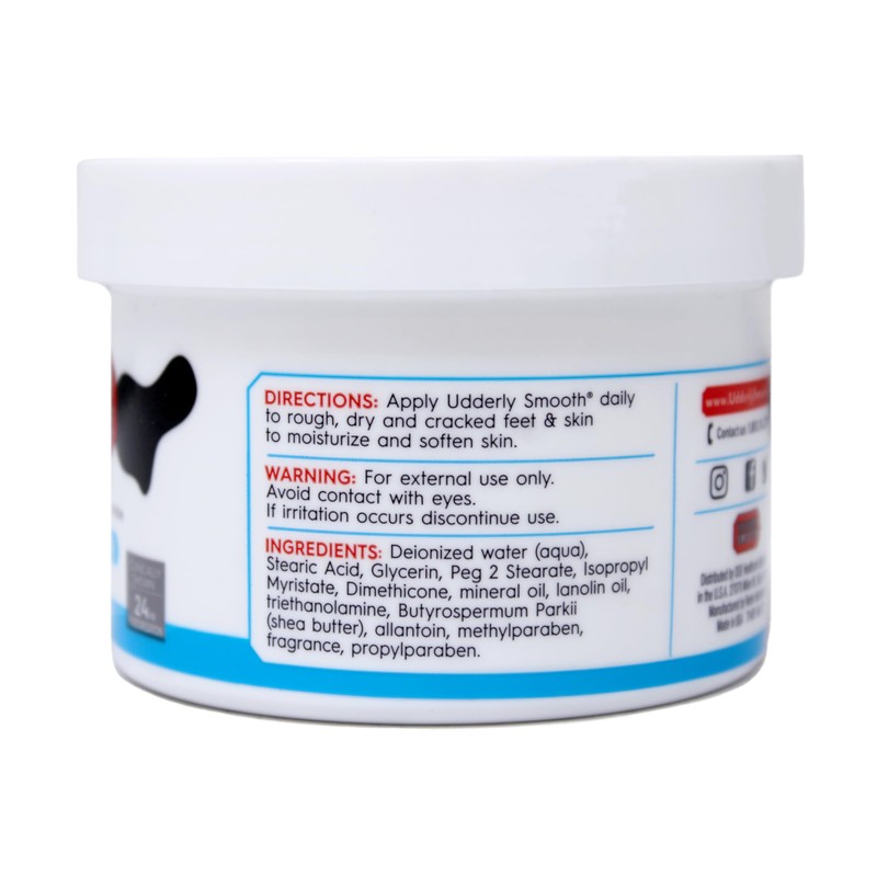 Udderly Smooth Foot Cream with Shea Butter 8 oz