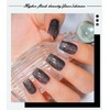 NAILKISS Glitter Gel Nail Polish Sliver Glitter Soak Off UV