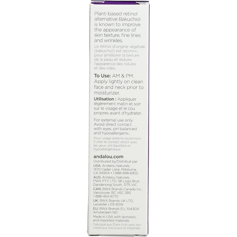 Suero Age Defying con Bakuchiol de Andalou Naturals – 1