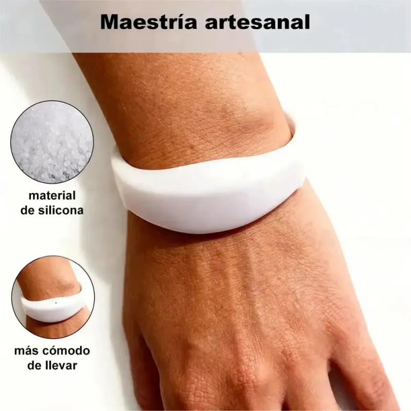 15pcs Pulseras Para Fiestas Pulseras Luminosas Audioritmicas Blanco