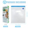 Daarcin Large Sous Vide Bags,15pcs10.2x13.4in/26 * 34cm BPA Free Reusable