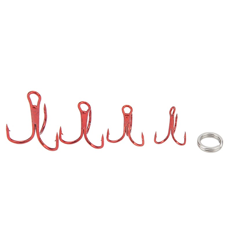 CHICIRIS Fishing Treble Hook Kit Concise Lightweight Good Permeability Triple