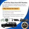 Optional Version Front Door Window Door Glass Compatible with Kenworth