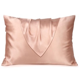 OLESILK Pillowcase 35 50 Pillow Cover All Size Pillow Case Hotel Quality Washable Beauty Hair Silky Shiny Skin Friendly Zipper Closure Suitable for Mother's Day Pillow 13.8 x 19.7 inches (35 x 50 cm)