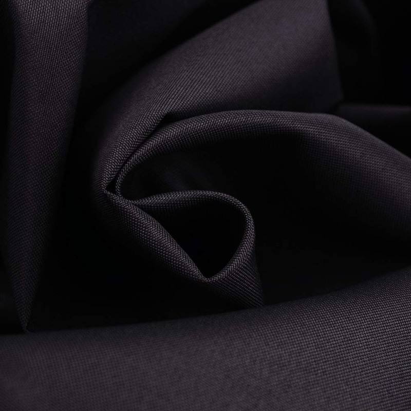 Homehold Waterproof Polyester Shower Curtain With Hooks, 180 x 180cm