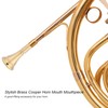 Horn Mouthpiece, Brass Mouthpiece for French Horn Cooper Horn Mouthpiece