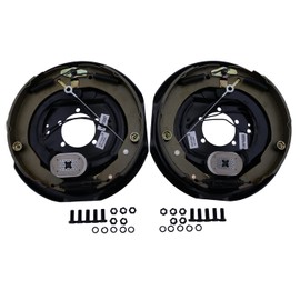 Holdia 12x2 Electric Trailer Brake Kit Compatible with Dexter NEV-R-Adjust 7000lb Left & Right Hand 7K 023-464-00 023-465-00