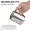 Milk Frothing Pitcher, Thicker Version 20oz Espresso Steaming Pitchers Stainless