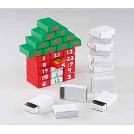 Baker Ross E5324 Streichholzschachteln zum Basteln und Bemalen für Kinder - 30 Stück, 52mm x 35mm, Braun