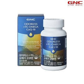 GNC Orderless r-TG Omega3 CoQ10 (180 capsules) 60-day supply 56758 / GNC 오더리스 r-TG 오메가3 코큐텐 (180캡슐) 60일분56758