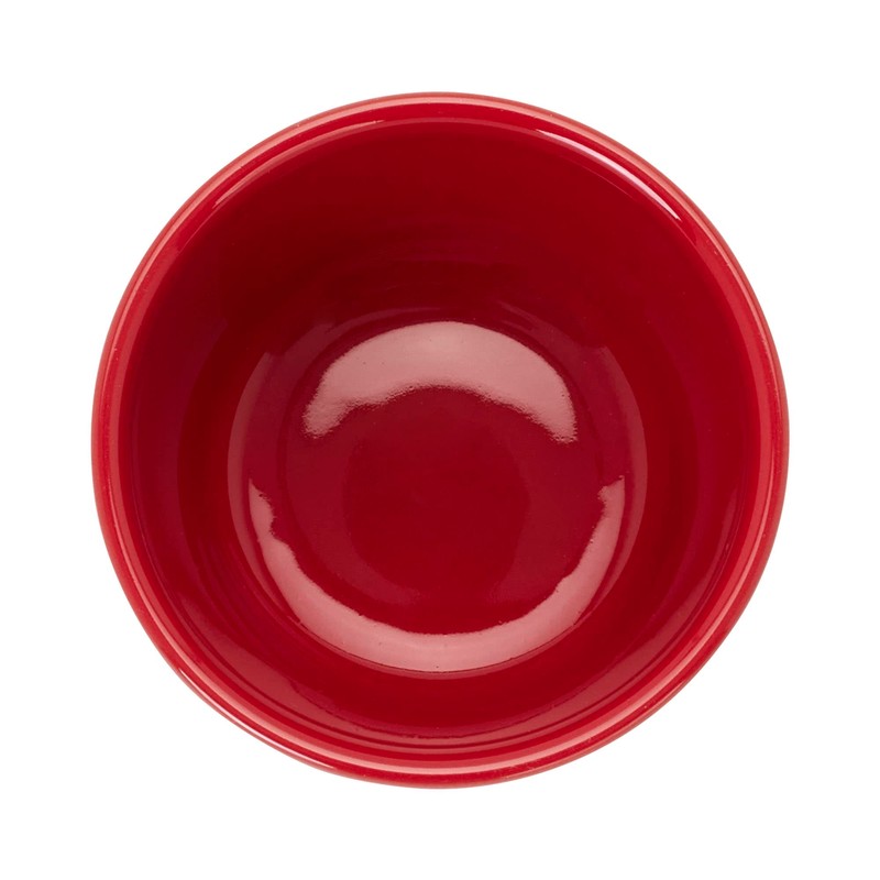 HENCKELS Ceramic 6-pc Round Ramekin Set - Cherry Red