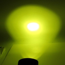 X-STYLE 20W LED Work Light, Yellow 12 V, 24 V, Narrow Angle, Forklift, Car Exterior Light, Agricultural Machinery, Auxiliary Light, Fog Light, Round Shape, Set of 2 (Yellow)